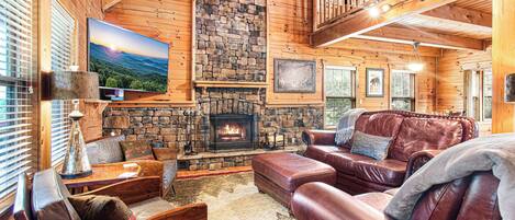 TV connectée, cheminée, baby-foot