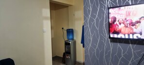 Lägenhet | 1 sovrum, strykjärn/strykbräda, gratis wi-fi och sängkläder