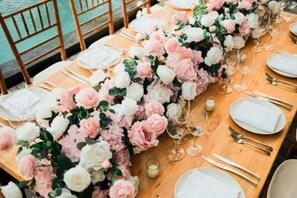 Utendørs bankettområde