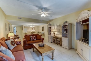 Lägenhet - 2 sovrum | Vardagsrum | Tv