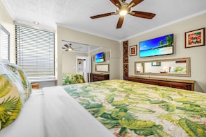 2 bedrooms, iron/ironing board, travel crib, WiFi (free)