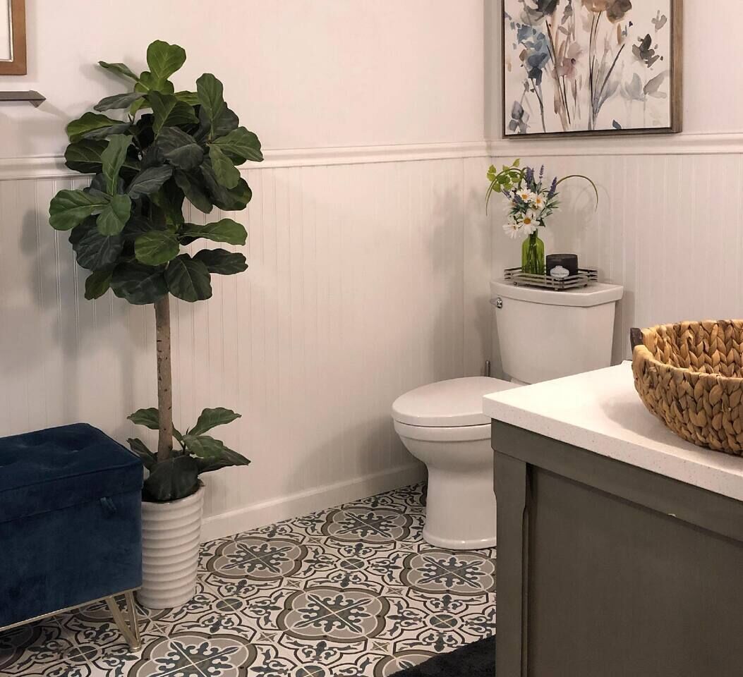 Een douche, een haardroger, handdoeken