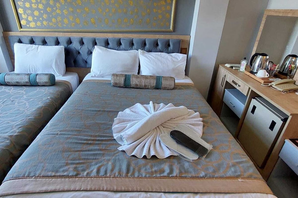 Economy Triple Room | In-room safe, individually furnished, desk, laptop workspace