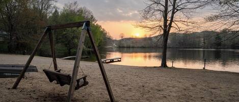 Beach nearby, beach towels