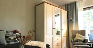 1 Schlafzimmer, Bügeleisen/Bügelbrett, Reisekinderbett, kostenloses WLAN