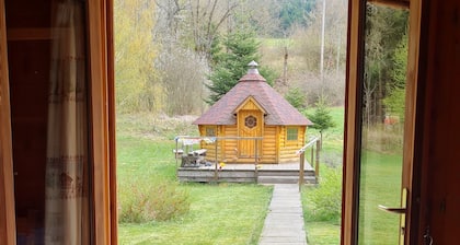 Grand chalet familial face aux montagnes