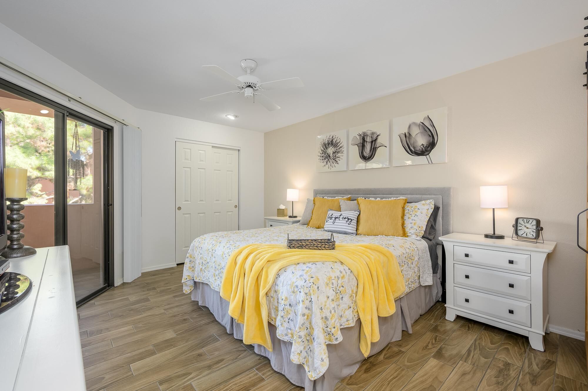 1 bedroom, desk, iron/ironing board, travel crib