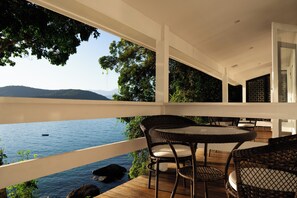 Uitzicht vanuit accommodatie