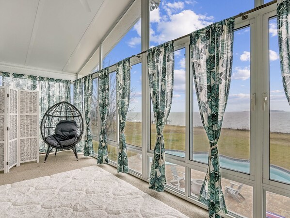 Interior - Kent Island Waterfront | Pool | Outdoor Dining | Stunning View | Private Dock (Grasonville)