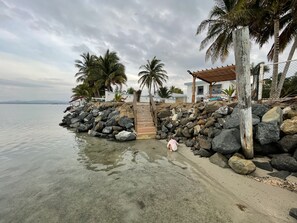 Sun loungers, beach towels