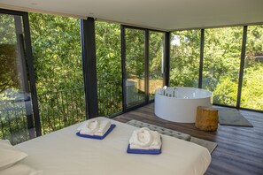 Casa de árbol Deluxe | Tina de hidromasaje privada