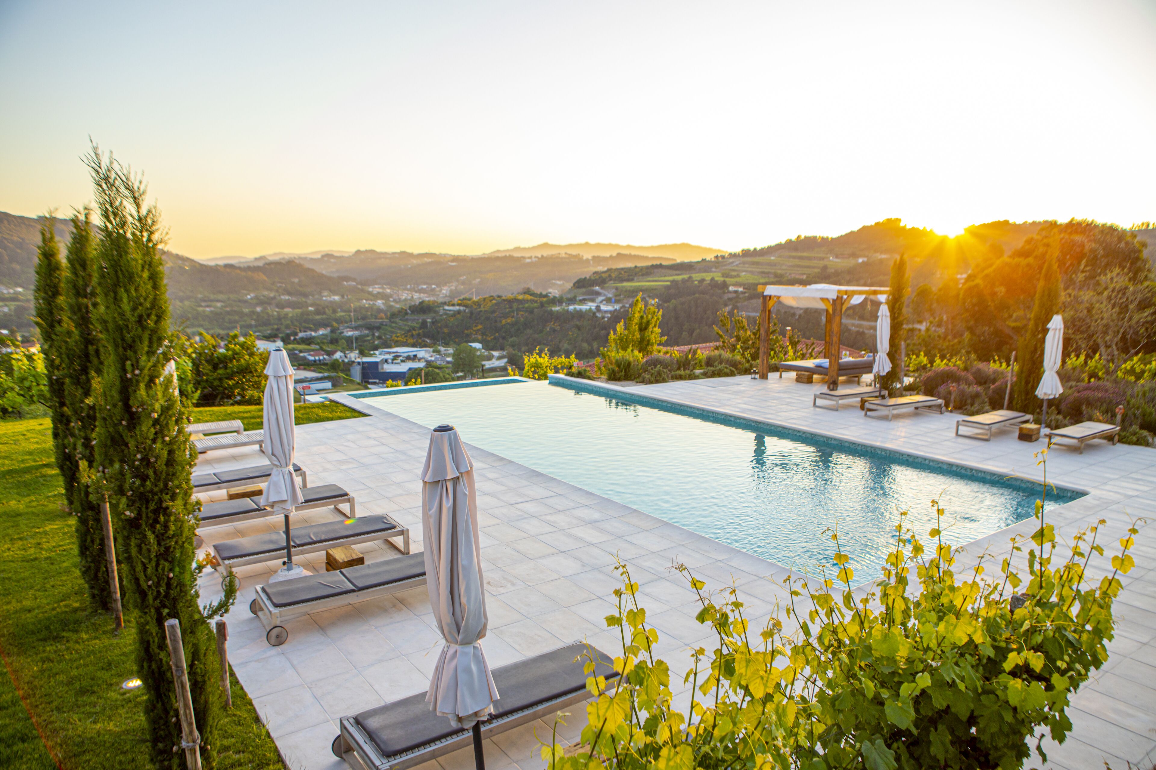 Indoor pool, outdoor pool, open 9:30 AM to 7:00 PM, sun loungers