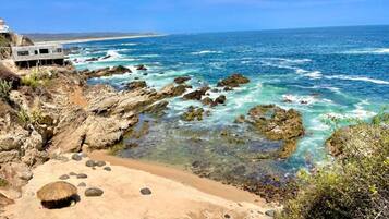 Private beach