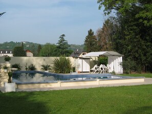 Outdoor pool - VERY CLOSE TO PAU, COMFORTABLE HOUSE WITH PRIVATE POOL (Assat)