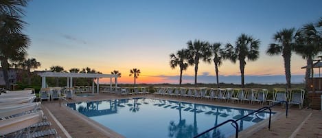 Indoor pool, outdoor pool