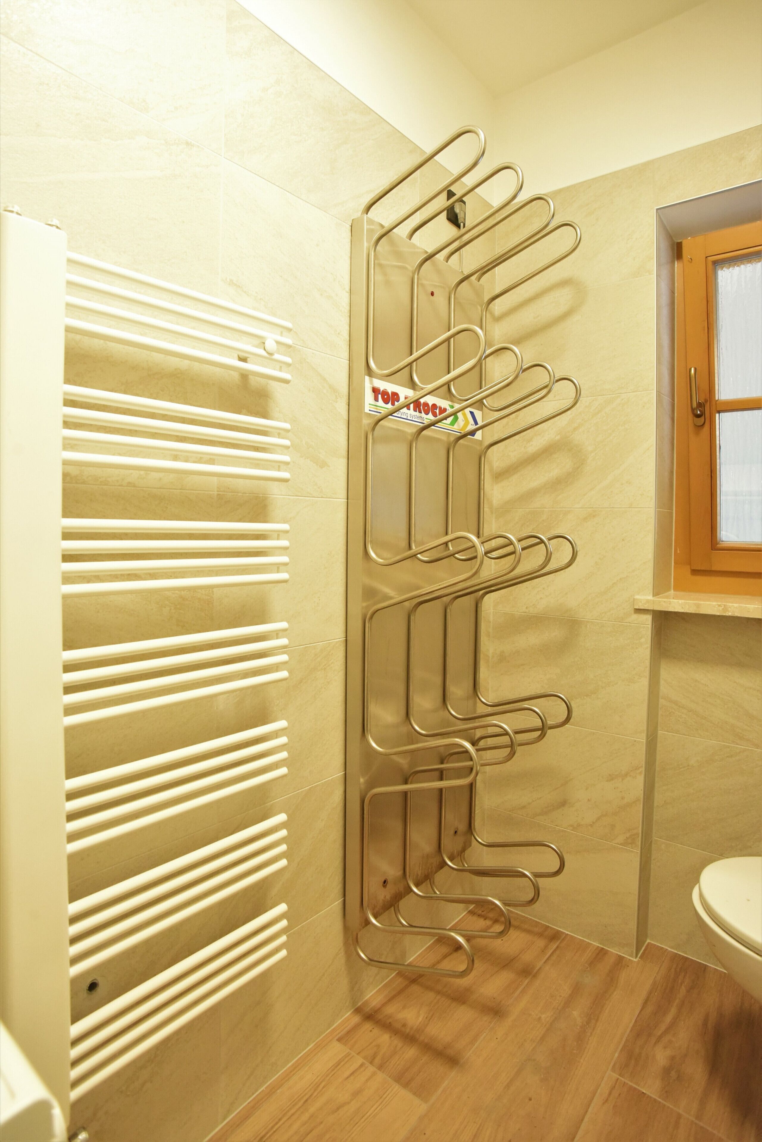 Douche, serviettes fournies