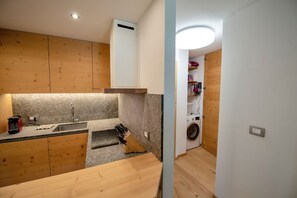 Douche, serviettes fournies
