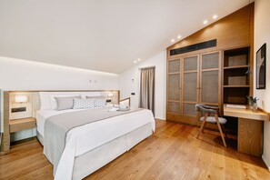 Luksus-loftsrom, 1 kingsize-seng med sovesofa | 1 soverom, sengetøy i egyptisk bomull og sengetøy av topp kvalitet