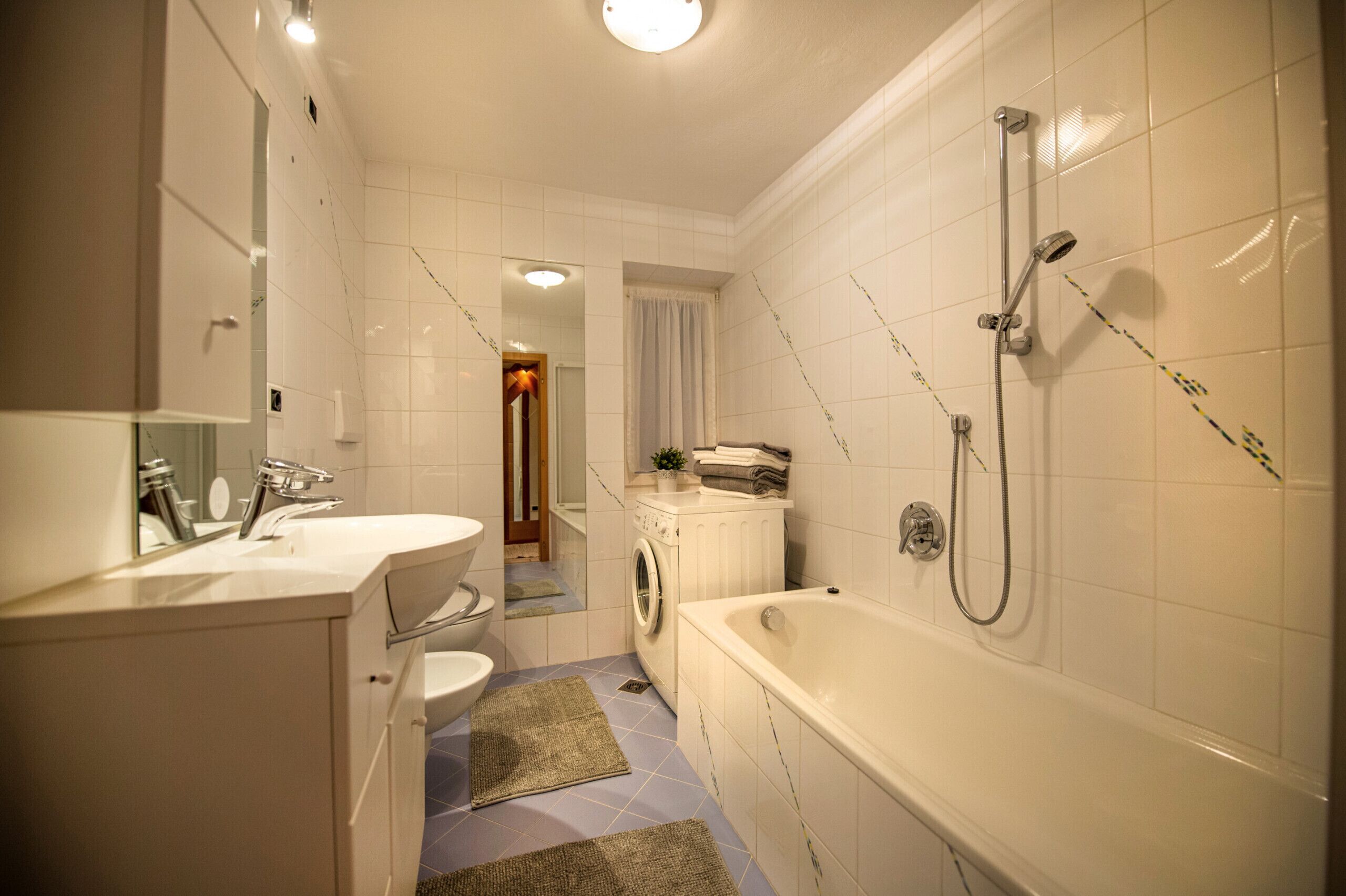 Badewanne, Handtücher