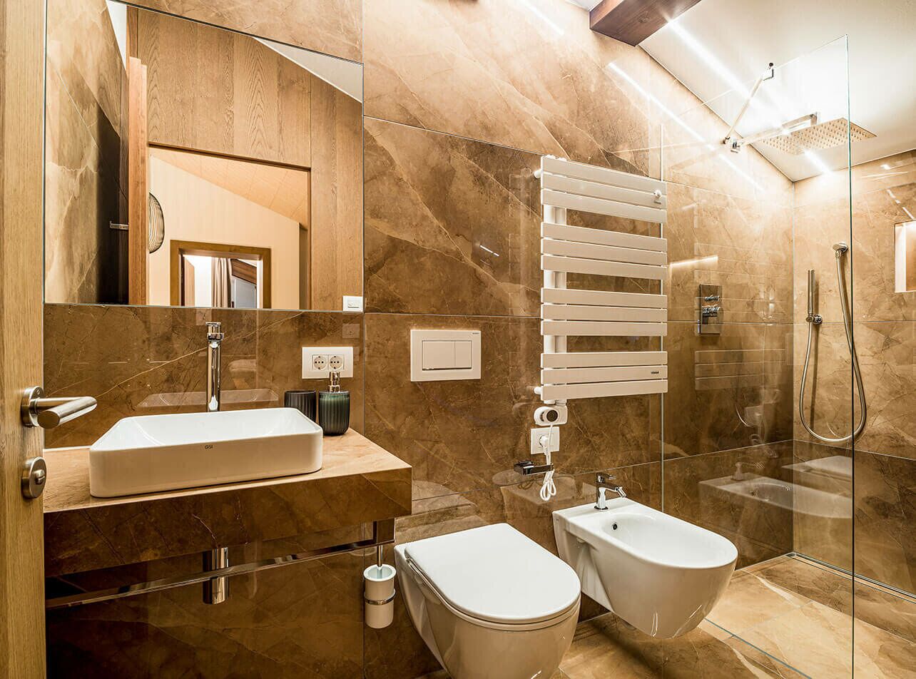 Dusche, Handtücher