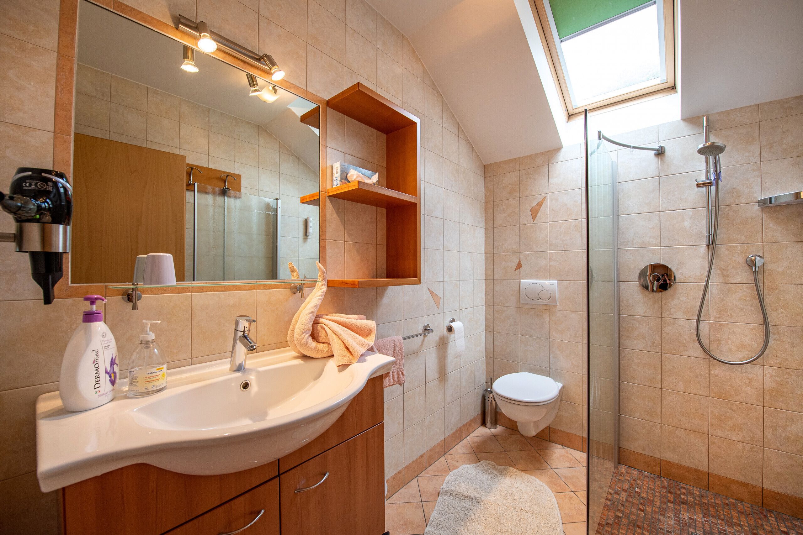 Dusche, Handtücher