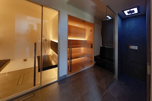 Sauna - Spa Suite Cefalù Villa dell'Eden A, 2 bedrooms and sleeps 5. (Gorgo Lungo)