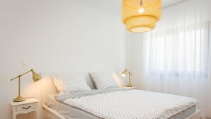 2 多间卧室、熨斗/熨衣板、旅行婴儿床、免费 WiFi