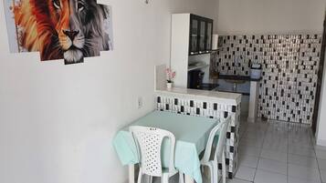 Classic Double Room | Private kitchen | Fridge, microwave, coffee/tea maker, cookware/dishes/utensils