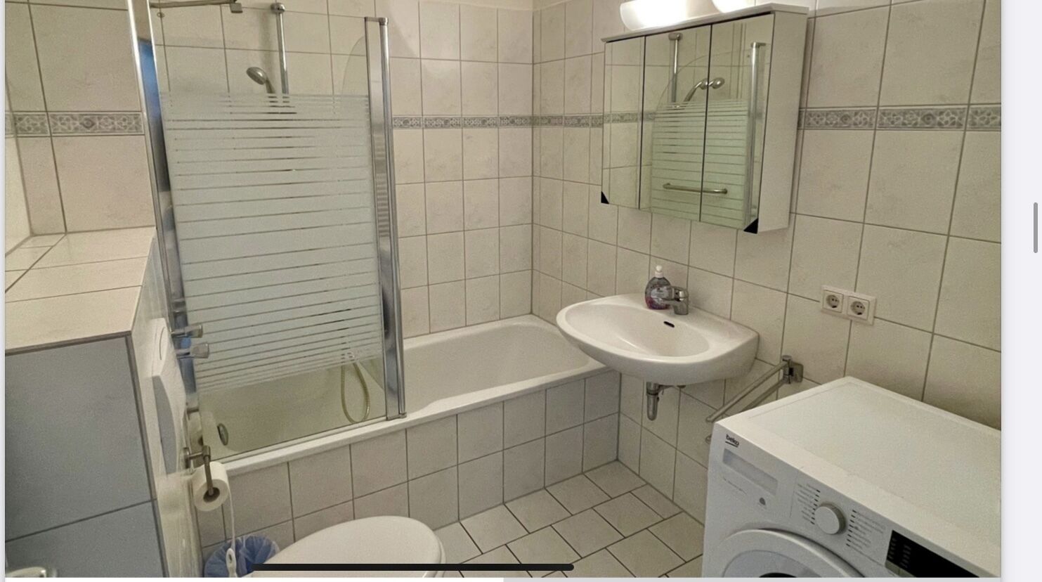 Bañera con ducha