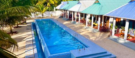 Façana frontal de l'allotjament