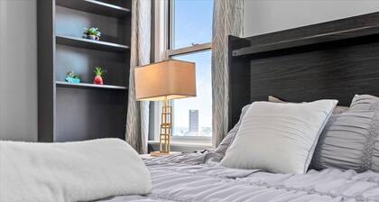 House overlooking City Skyline, River and Bridges