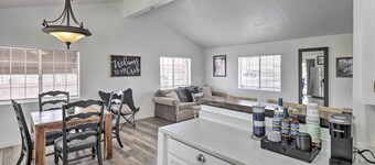 Covered Patio & Pool: Family Home in Bullhead City