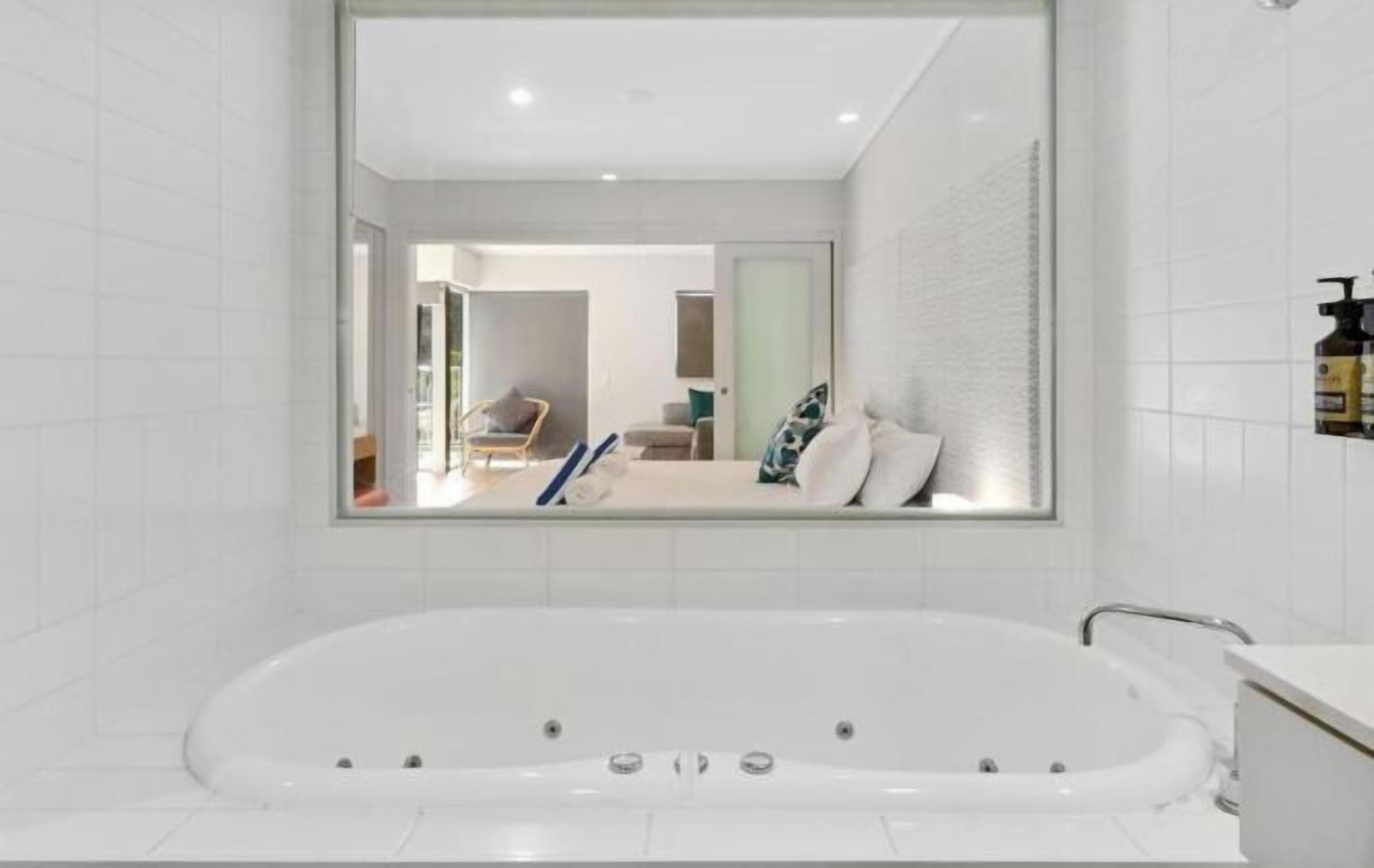 Bathroom | Separate tub and shower, hair dryer, towels, soap