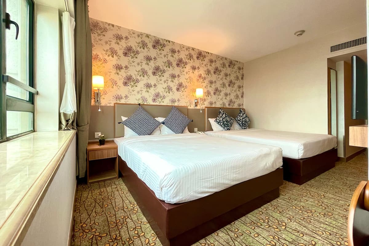 Family Quadruple Room, Non Smoking | In-room safe, desk, blackout curtains, free WiFi