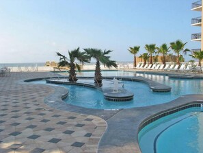 Pool - Crystal Towers 508 by Bender Vacation Rentals (Gulf Shores)