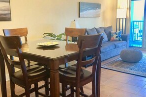 Condo, 2 Bedrooms, Beach View | Dining - Crystal Towers 508 by Bender Vacation Rentals (Gulf Shores)