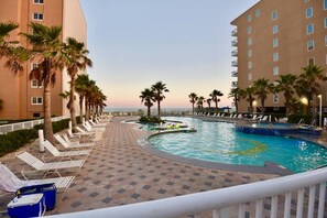 Indoor pool, outdoor pool - Crystal Towers 508 by Bender Vacation Rentals (Gulf Shores)