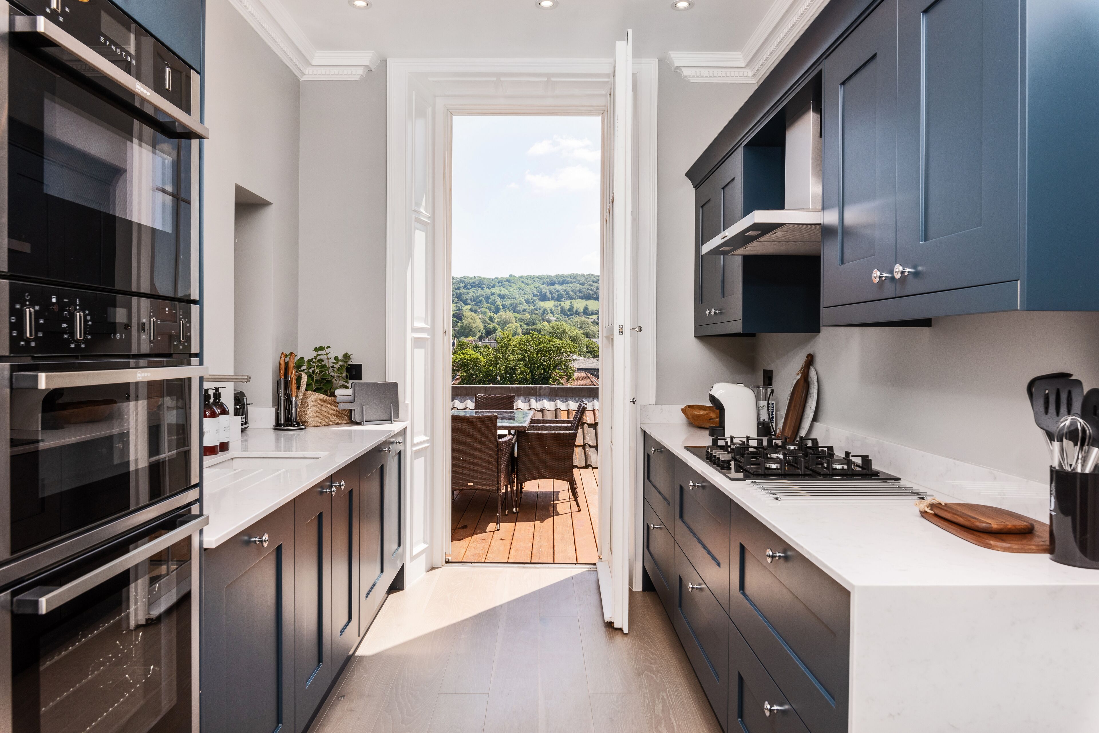 Nhà Cao cấp, phòng tắm riêng, quang cảnh thành phố (Spirit Merchant House) | Bếp riêng