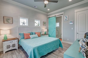 4 bedrooms, iron/ironing board, travel crib, free WiFi