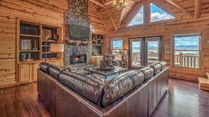 Cabin, 3 phòng ngủ | Phòng khách