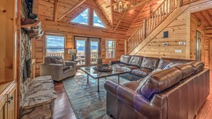 Cabin, 3 phòng ngủ | Phòng khách