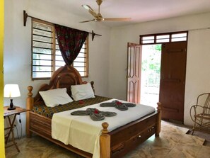 Double Room, Terrace | Free WiFi, bed sheets - Magharibi House (Nungwi)