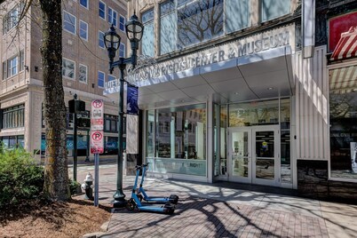 King Bed and Huge Windows in the Heart of Downtown Greensboro