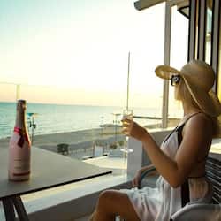 Suite Luxury, vista mare | 2 camere, biancheria da letto di alta qualità, postazione laptop