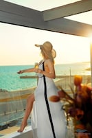 Luxury Suite, Sea View | Premium bedding, laptop workspace, soundproofing, free WiFi