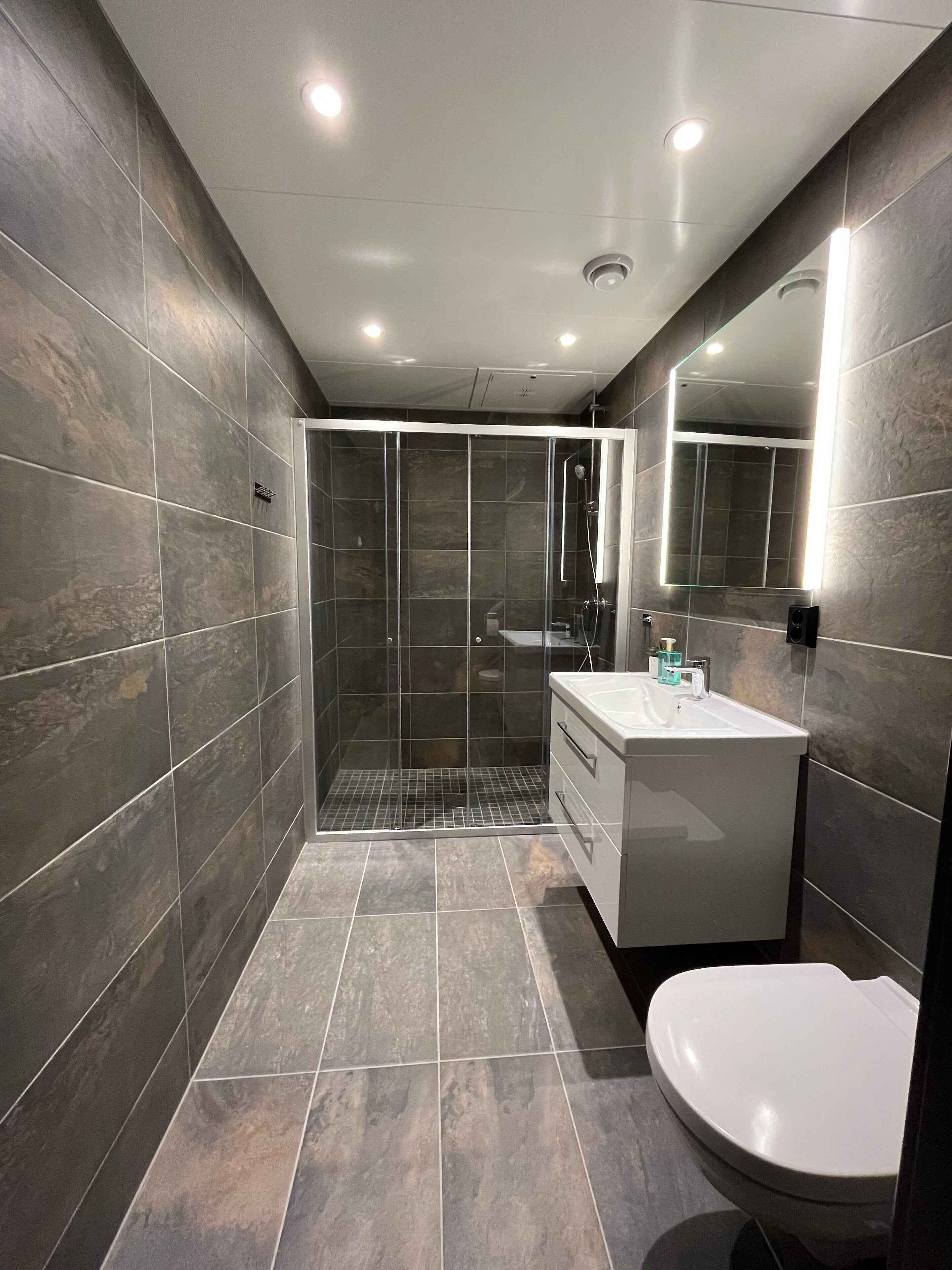 Trysil Alpine Lodge Prestige Mountain view | Bathroom | Shower, towels