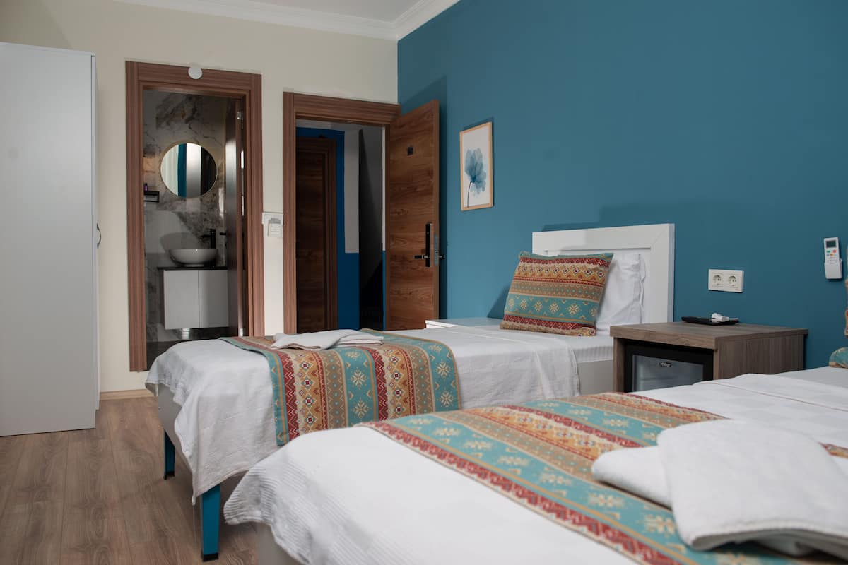 Family Double or Twin Room | Laptop workspace, WiFi (free)