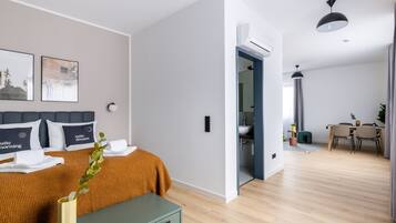 2 habitaciones, ropa de cama de alta calidad y decoraciĂłn personalizada