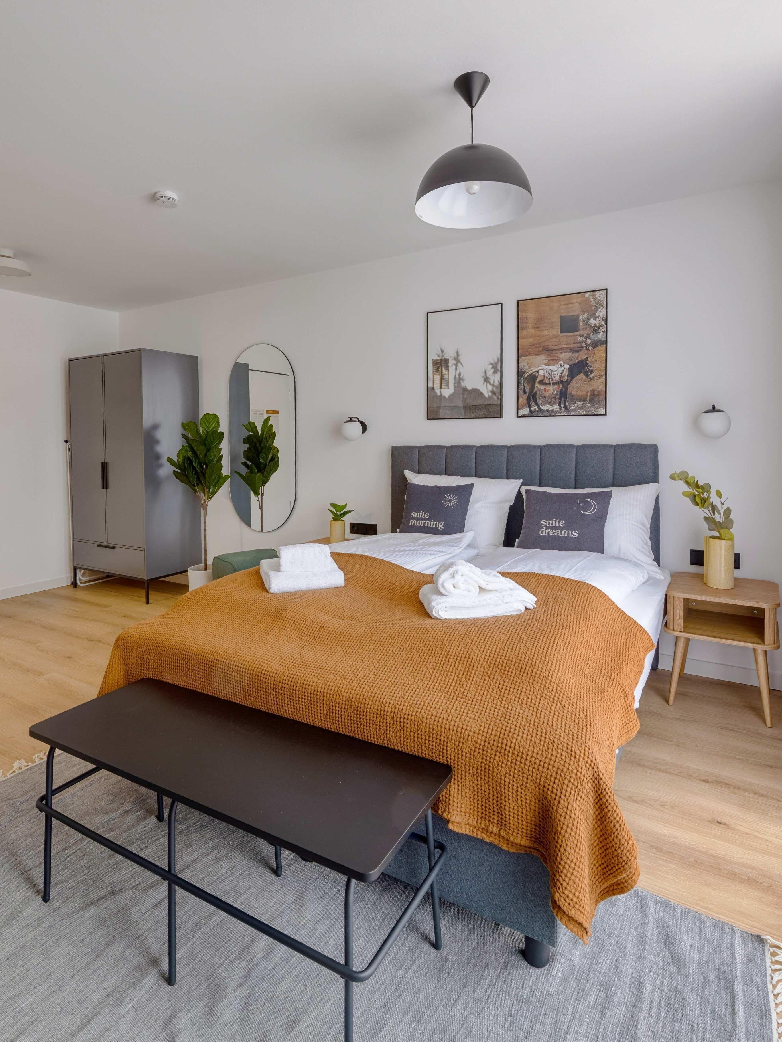 Suite with Terrace | Hochwertige Bettwaren, individuell dekoriert, individuell eingerichtet