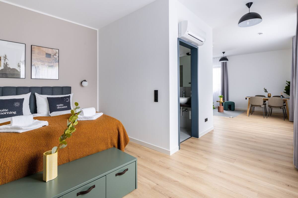 Literie de qualité, décor unique, ameublement unique